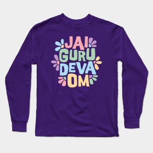 Jai Guru Deva Om 4 Long Sleeve T-Shirt